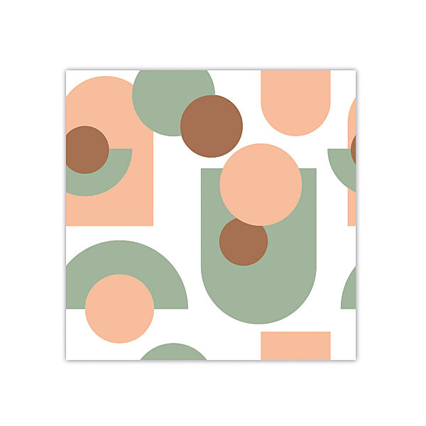 ava FIESTA Servetten Abstract Natural 33x33cm 3-Laags 20 Stuks