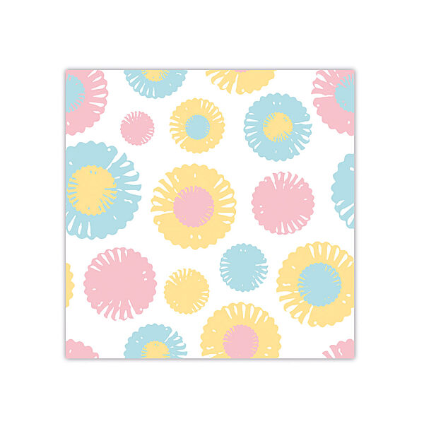 ava FIESTA Servetten Floral Pastel 33x33cm 3-Laags 20 Stuks