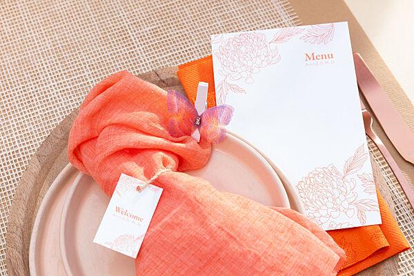 Ava FIESTA Servetten Peony 33x33cm 2-Laags 30 Stuks