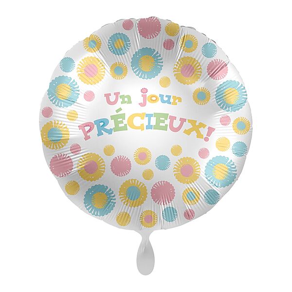 ava Folieballon "Un Jour Précieux " Floral Pastel Ø 43cm