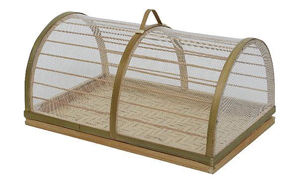 ava Foodcover Bamboe Naturel Handgemaakt 29x19x12cm