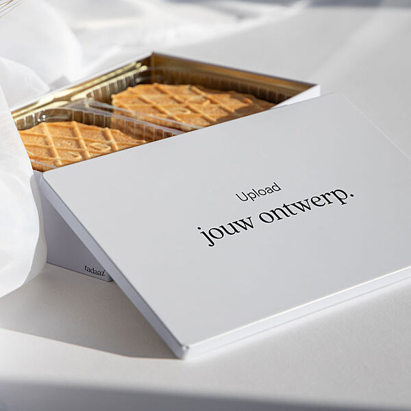 Ava Gevulde Koekendoos Wit Met Eigen Ontwerp - Medium