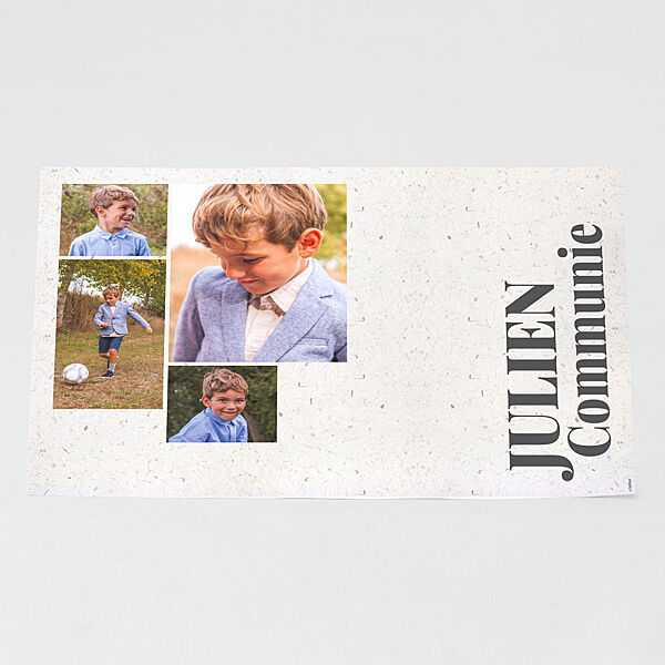 Ava Hippe Placemat In Natuurpapierlook Met Fotocollage