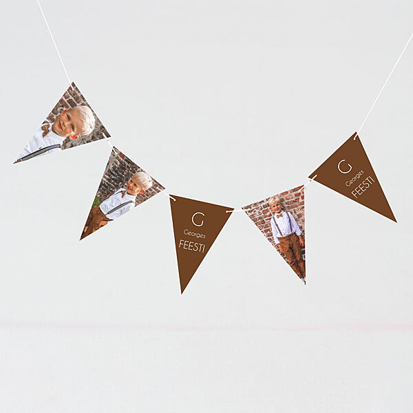 ava Hippe vlaggenlijn met lederlook foto's en tekst