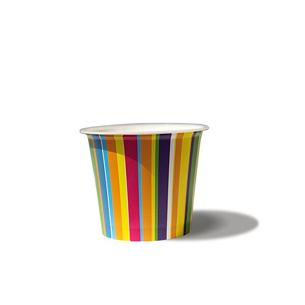 ava IJsbeker Herbruikbaar PP Rainbow 400ml 20 Stuks