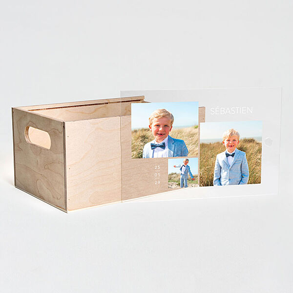 Ava Memorybox Met Plexi Schuifdeksel Met Fotocollage