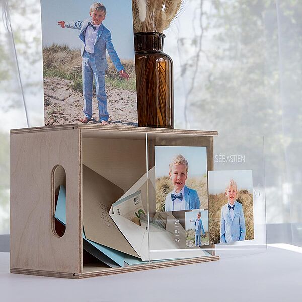 Ava Memorybox Met Plexi Schuifdeksel Met Fotocollage