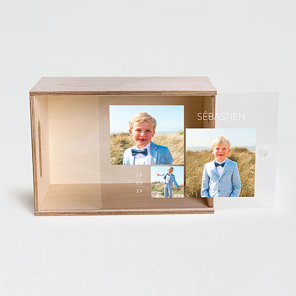 ava Memorybox met plexi schuifdeksel met fotocollage