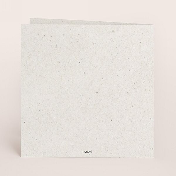 Ava Romantische Trouwkaart Natuurpapier Met Bloemenkrans