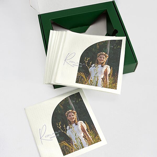 Ava Set Van 9 Bedrukte Servetten Met Foto In Speciale Vorm En Naam