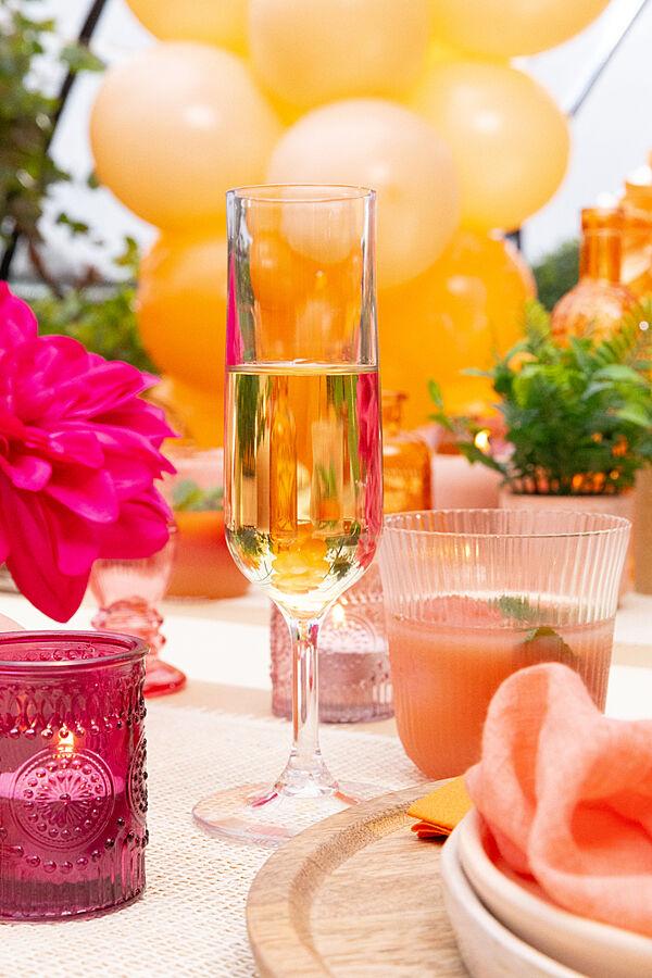 Ava Theelichthouder Glas Paars Met Reliëf H 6 3cm Ø 5 3cm