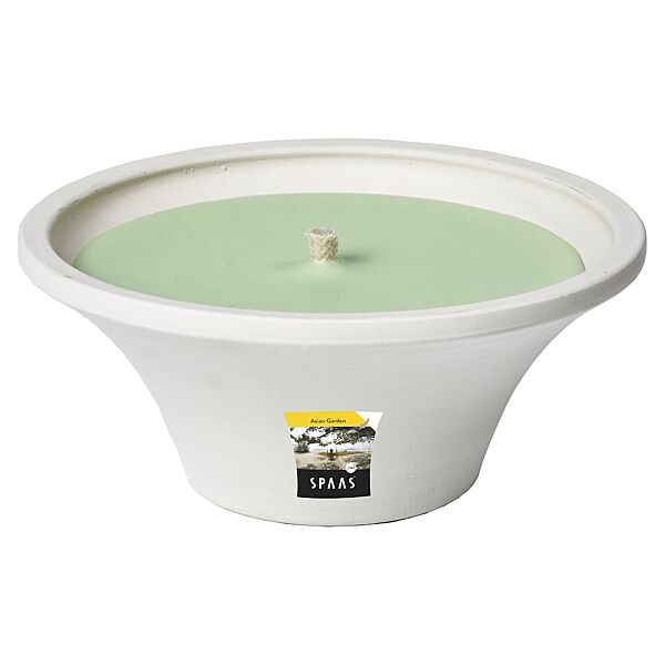 ava Tuinkaars Citronella Witte Terracotta + Groene Vulling H 7 5cm Ø 18cm 9u