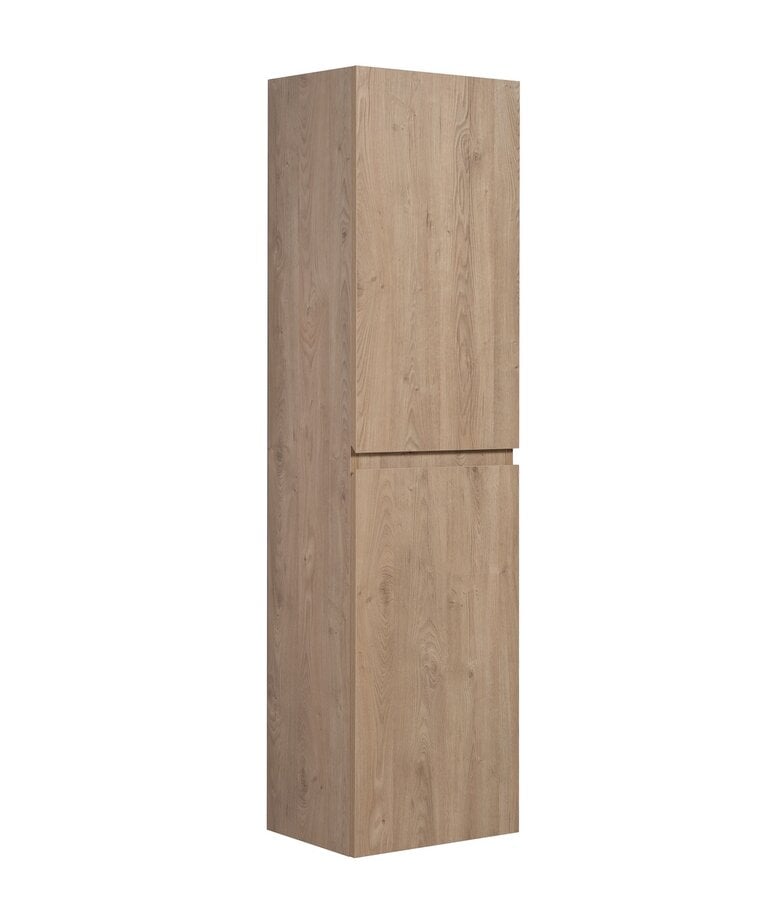 badplaats Badkamerkast Angela 40 x 30 x 150 cm - kastanje eiken