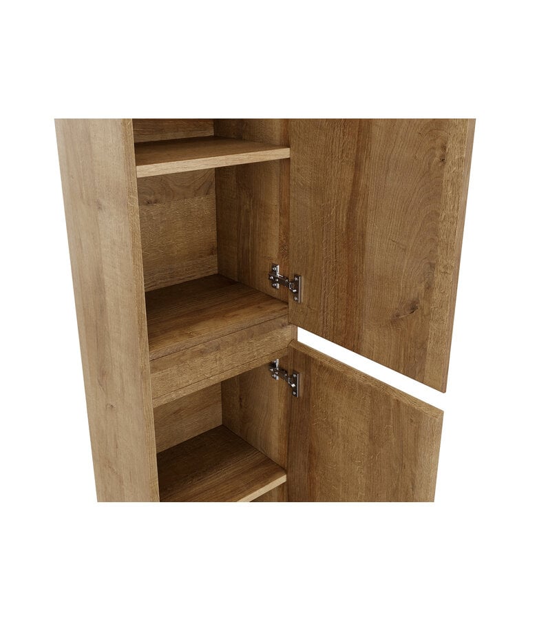 Badplaats Badkamerkast Angela 40 X 35 X 170 Cm - Eiken