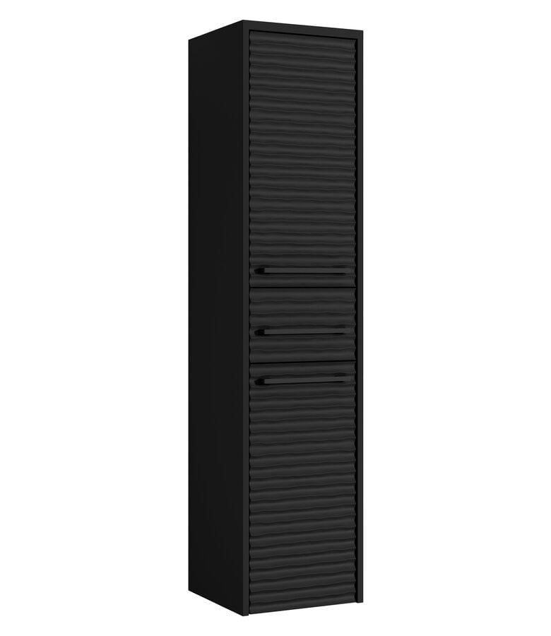 badplaats Badkamerkast Etna 30 x 35 x 130 cm - mat zwart