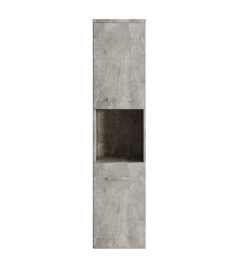 Badplaats Badkamerkast Montreal 30 X 30 X 131 Cm - Beton Grijs