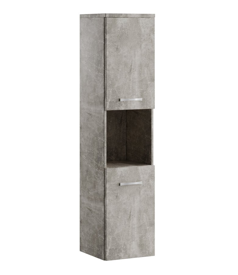 badplaats Badkamerkast Montreal 30 x 30 x 131 cm - beton grijs