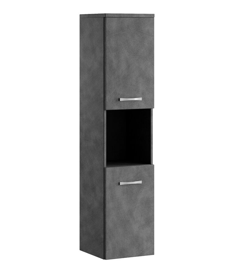 badplaats Badkamerkast Montreal 30 x 30 x 131 cm - donker grijs