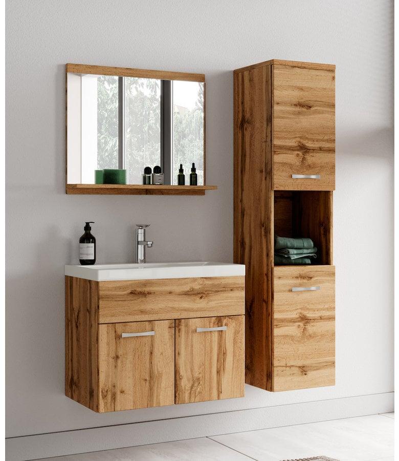 Badplaats Badkamerkast Montreal 30 X 30 X 131 Cm - Eiken