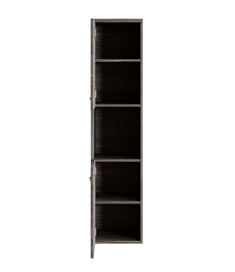 Badplaats Badkamerkast Montreal 30 X 30 X 131 Cm - Grijs Eiken