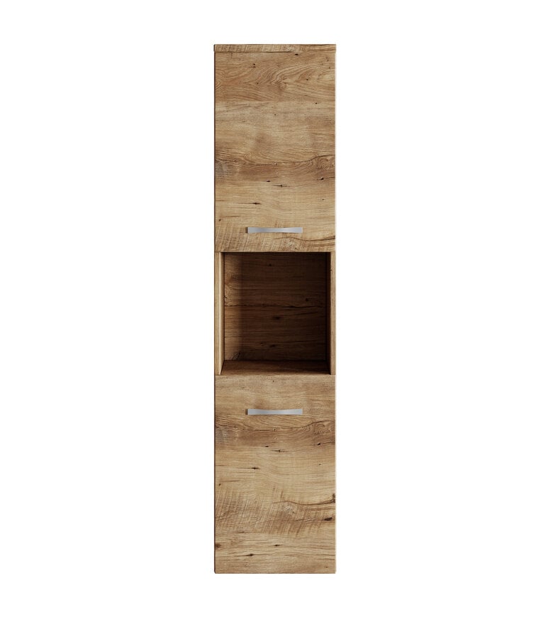 Badplaats Badkamerkast Montreal 30 X 30 X 131 Cm - Kastanje Eiken