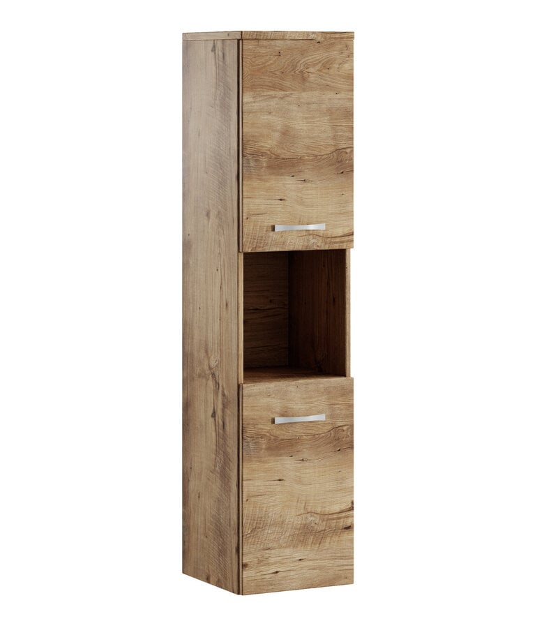 badplaats Badkamerkast Montreal 30 x 30 x 131 cm - kastanje eiken