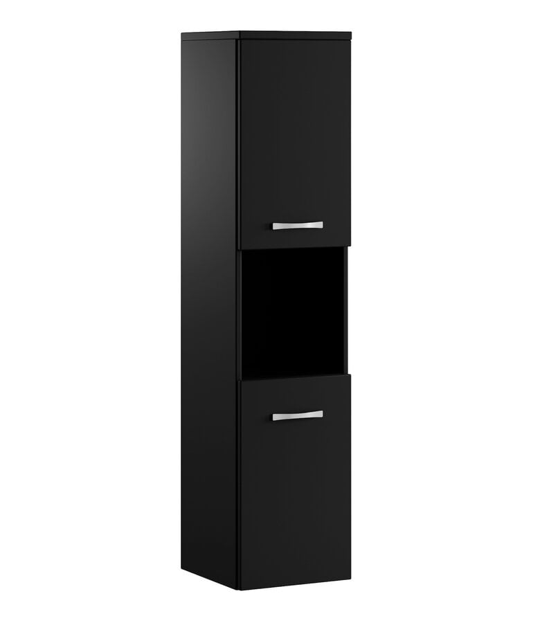 badplaats Badkamerkast Montreal 30 x 30 x 131 cm - mat zwart