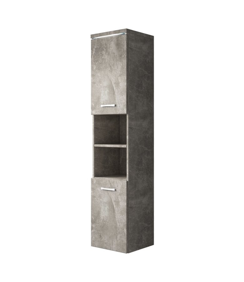Badplaats Badkamerkast Paso 35 X 35 X 160 Cm - Beton Grijs