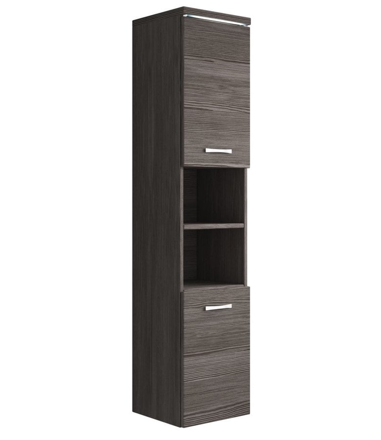 badplaats Badkamerkast Paso 35 x 35 x 160 cm - grijs eiken