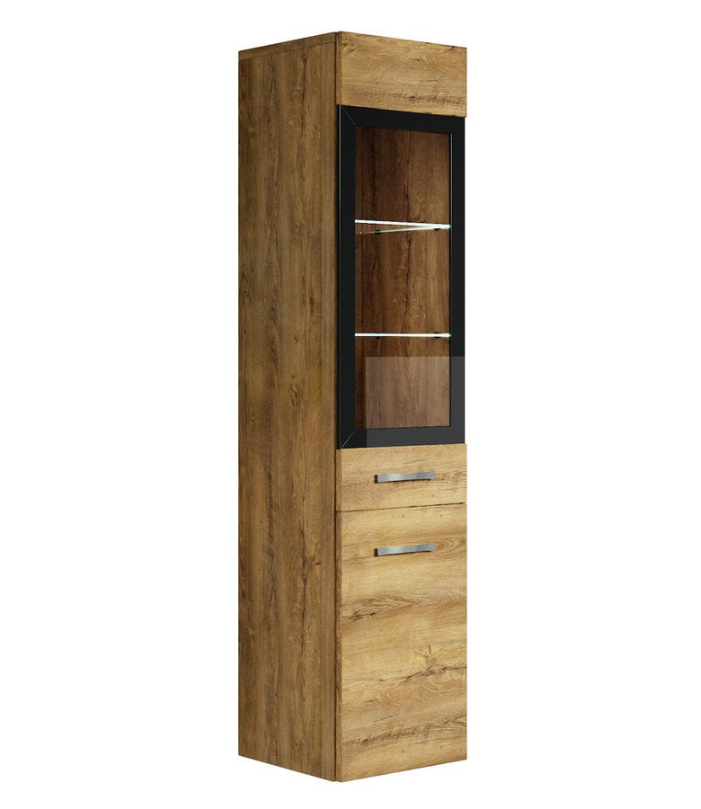 badplaats Badkamerkast Rio 30 x 30 x 131 cm - bruin eiken