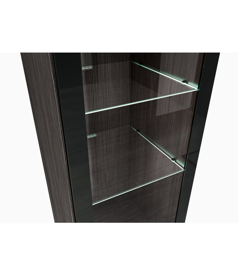 Badplaats Badkamerkast Rio 30 X 30 X 131 Cm - Grijs Eiken