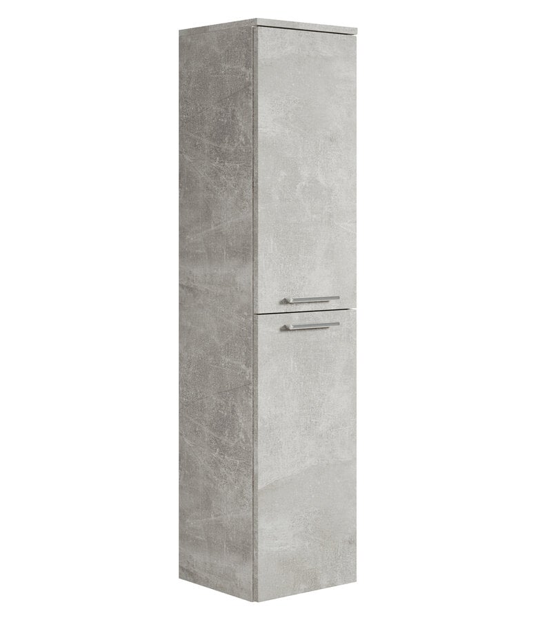 badplaats Badkamerkast Saturnus 35 x 35 x 130 cm - beton grijs