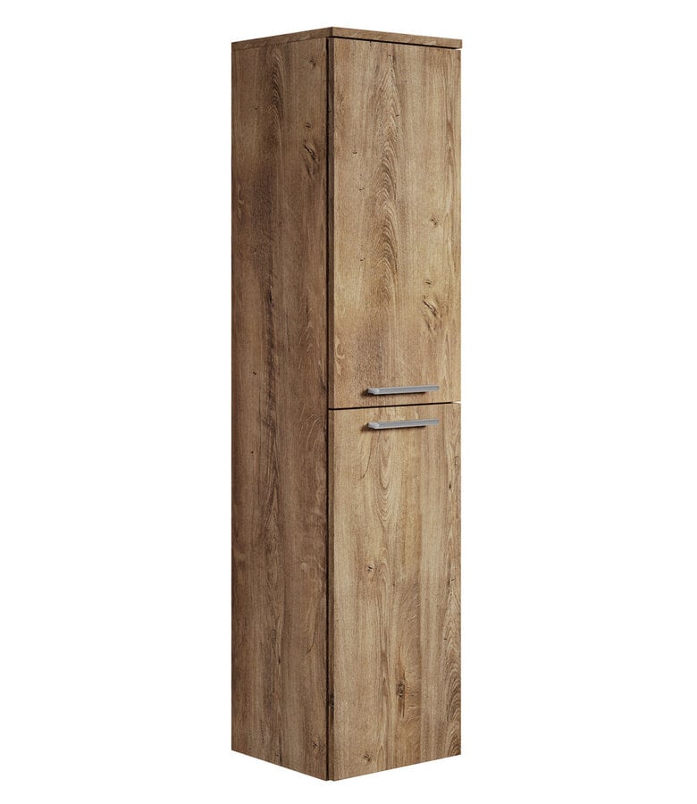 badplaats Badkamerkast Saturnus 35 x 35 x 130 cm - bruin eiken