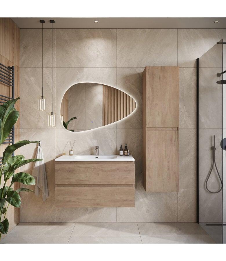 Badplaats Badkamermeubel Angela 100cm - Kastanje Eiken