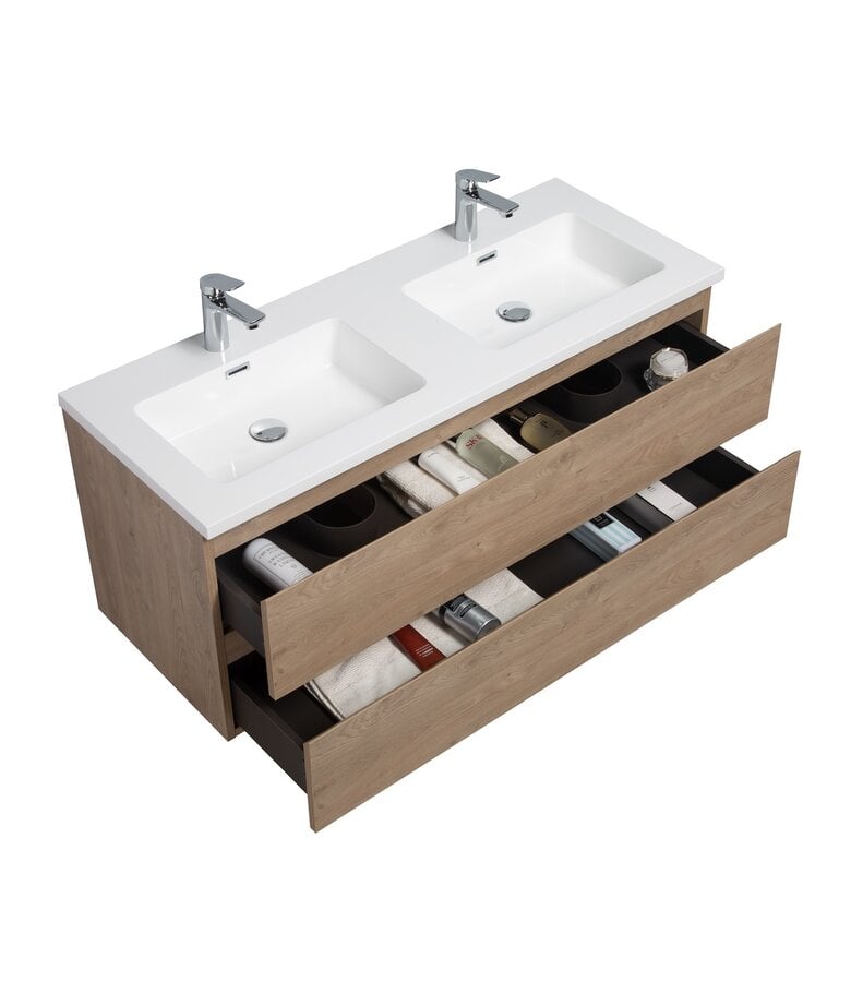 Badplaats Badkamermeubel Angela 120cm - Kastanje Eiken