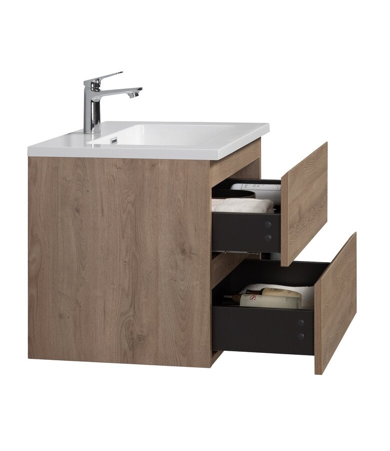 Badplaats Badkamermeubel Angela 60cm - Kastanje Eiken