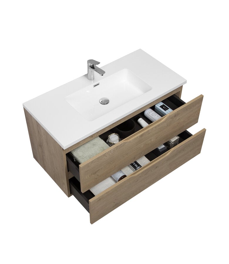 Badplaats Badkamermeubel Cairo 100cm - Kastanje Eiken