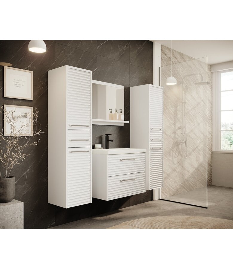 Badplaats Badkamermeubel Etna 60cm XL Complete Set - Wit