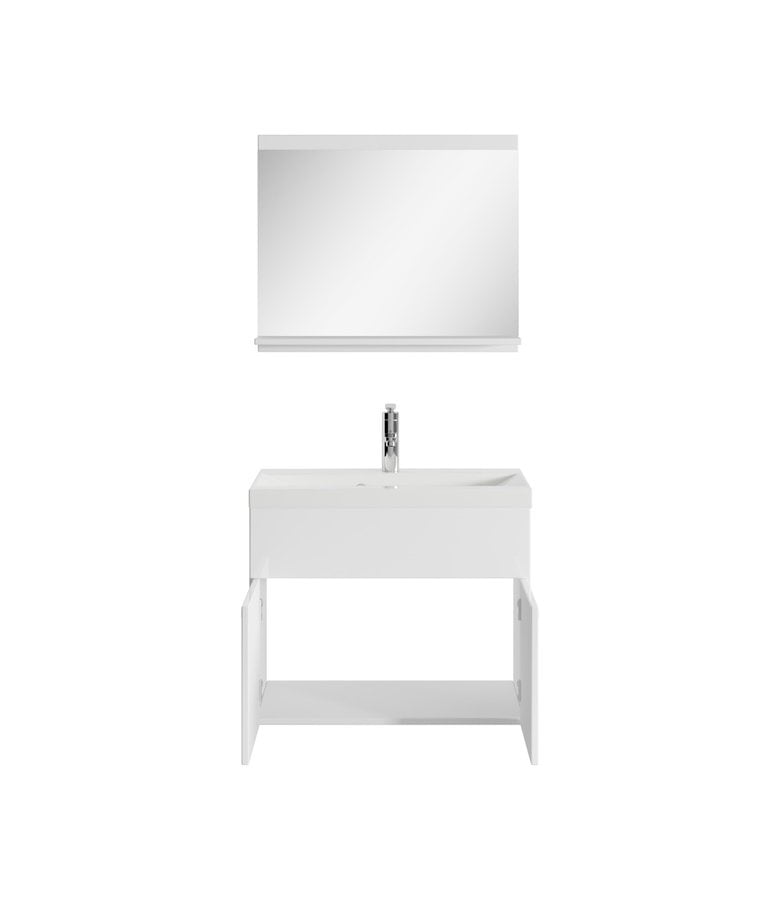 Badplaats Badkamermeubel Montreal 02 60cm Met Spiegel - Wit