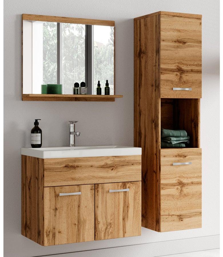 Badplaats Badkamermeubel Montreal 60cm Complete Set - Eiken