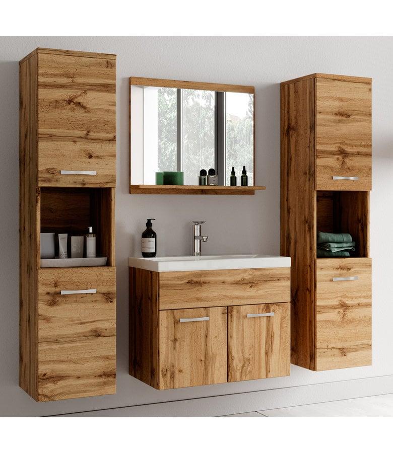 Badplaats Badkamermeubel Montreal XL 60cm Complete Set - Eiken