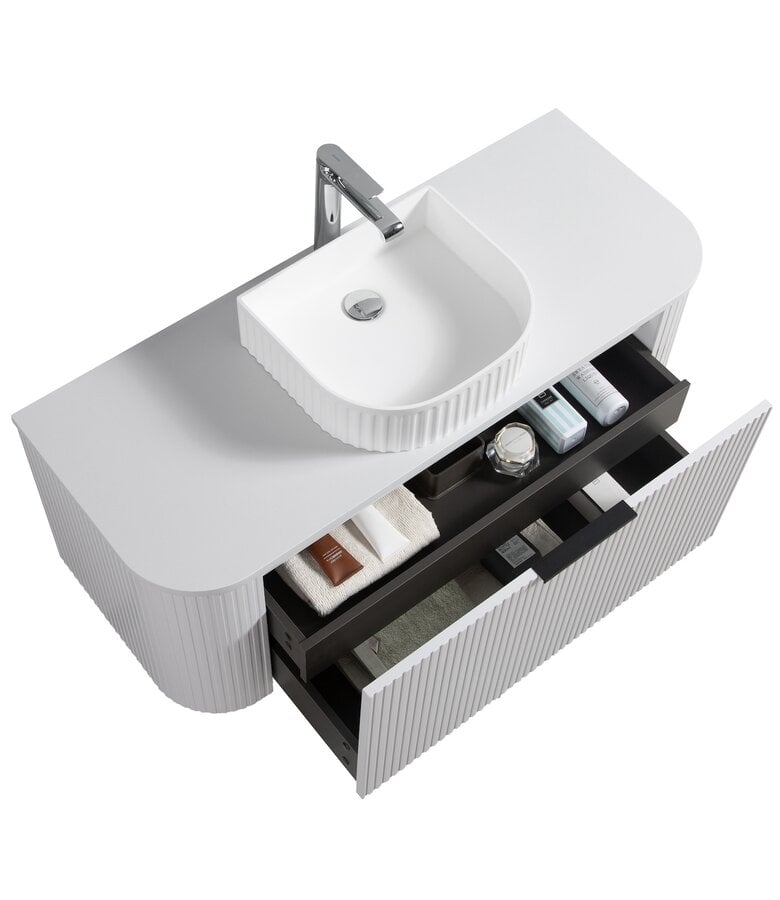 Badplaats Badkamermeubel Murcia 120cm - Wit - Met Bovenblad