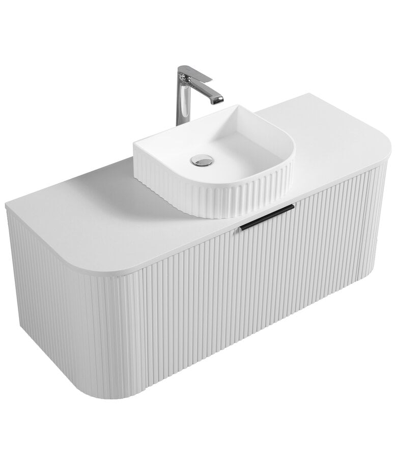 Badplaats Badkamermeubel Murcia 120cm - Wit - Met Bovenblad