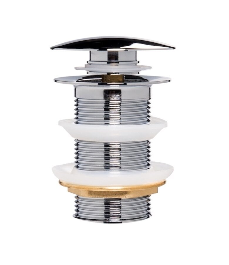 badplaats Afvoerplug groot - chroom - zonder overloop