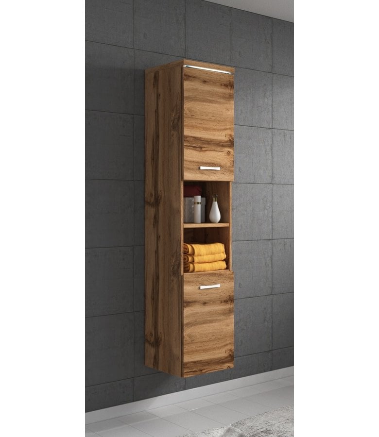 Badplaats Badkamerkast Paso 35 X 35 X 160 Cm - Eiken