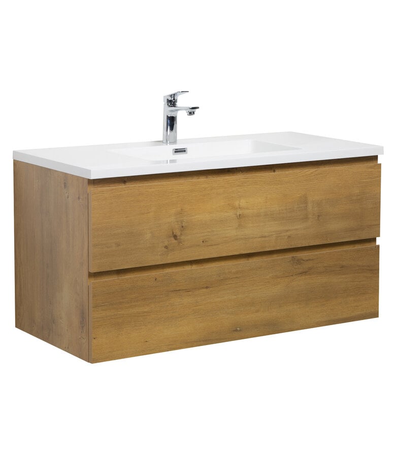 badplaats Badkamermeubel Angela 100cm - eiken badplaats Badkamermeubel Angela 100cm - eiken