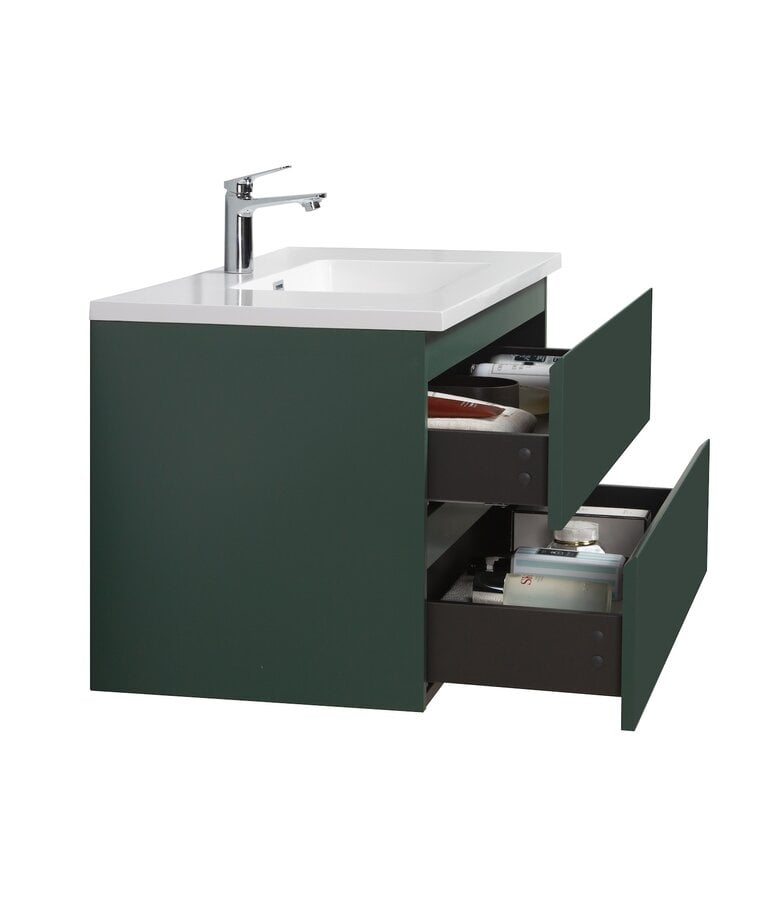 Badplaats Badkamermeubel Angela 100cm - Mat Groen