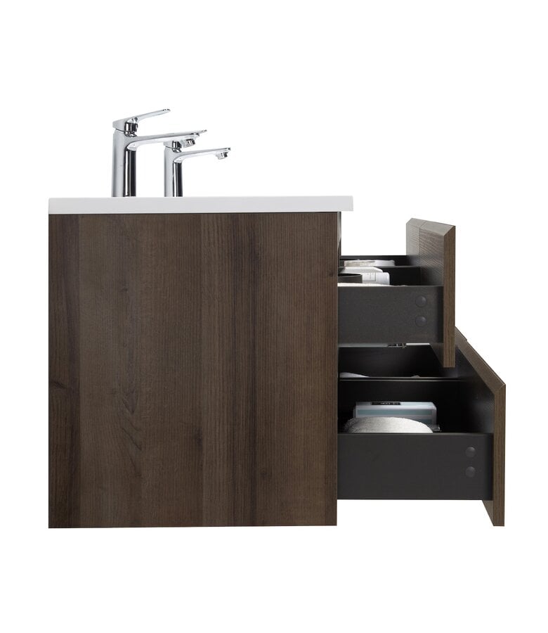 Badplaats Badkamermeubel Angela 140cm - Bruin Eiken