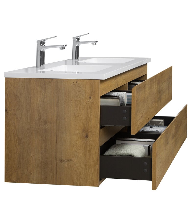 Badplaats Badkamermeubel Angela 160cm - Eiken