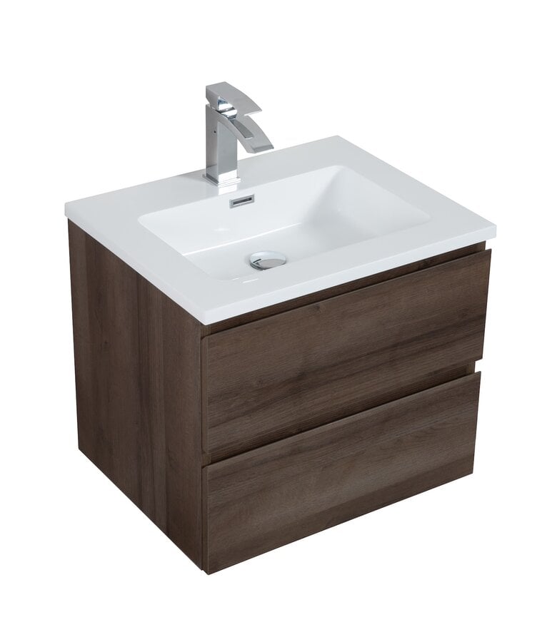 Badplaats Badkamermeubel Angela 60cm - Bruin Eiken